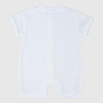 Plain Short-Sleeved Romper - Ourkids - Berceau