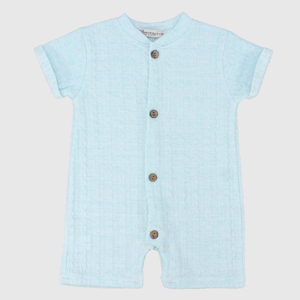 Plain Short-Sleeved Romper - Ourkids - Berceau