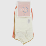 Plain Short Socks (Pack Of 3) - Ourkids - Solo