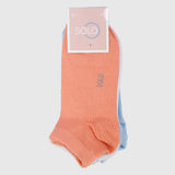 Plain Short Socks (Pack Of 3) - Ourkids - Solo