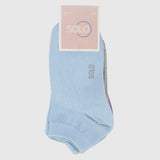 Plain Short Socks (Pack Of 3) - Ourkids - Solo