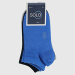 Plain Short Socks (Pack Of 3) - Ourkids - Solo