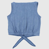 Plain Sleeveless Blouse - Ourkids - Pompelo