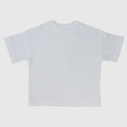 Plain White Short-Sleeved T-Shirt - Ourkids - Ourkids