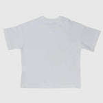 Plain White Short-Sleeved T-Shirt - Ourkids - Ourkids