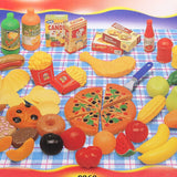 Play Food Set – Kitchen Collection – 60 Pcs - Ourkids - OKO