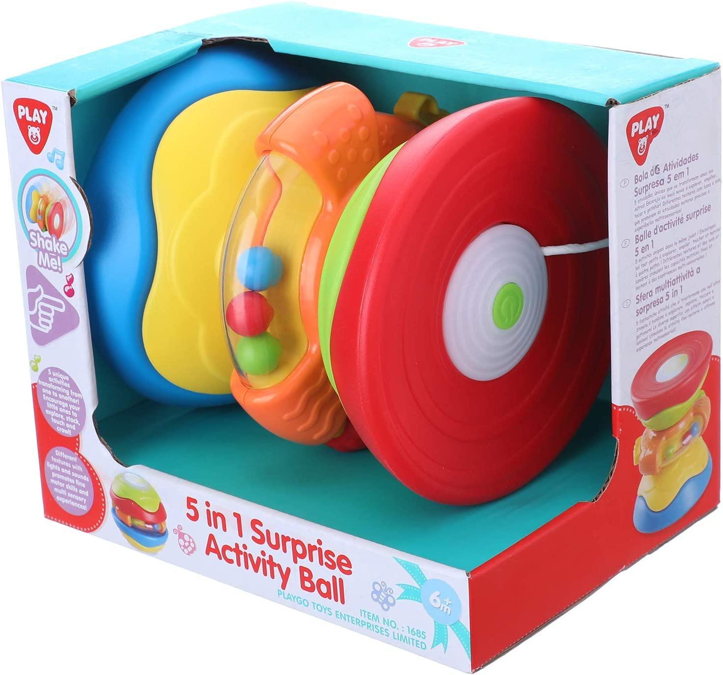 Play Go 5 in 1 surpise activity ball - Ourkids - Playgo