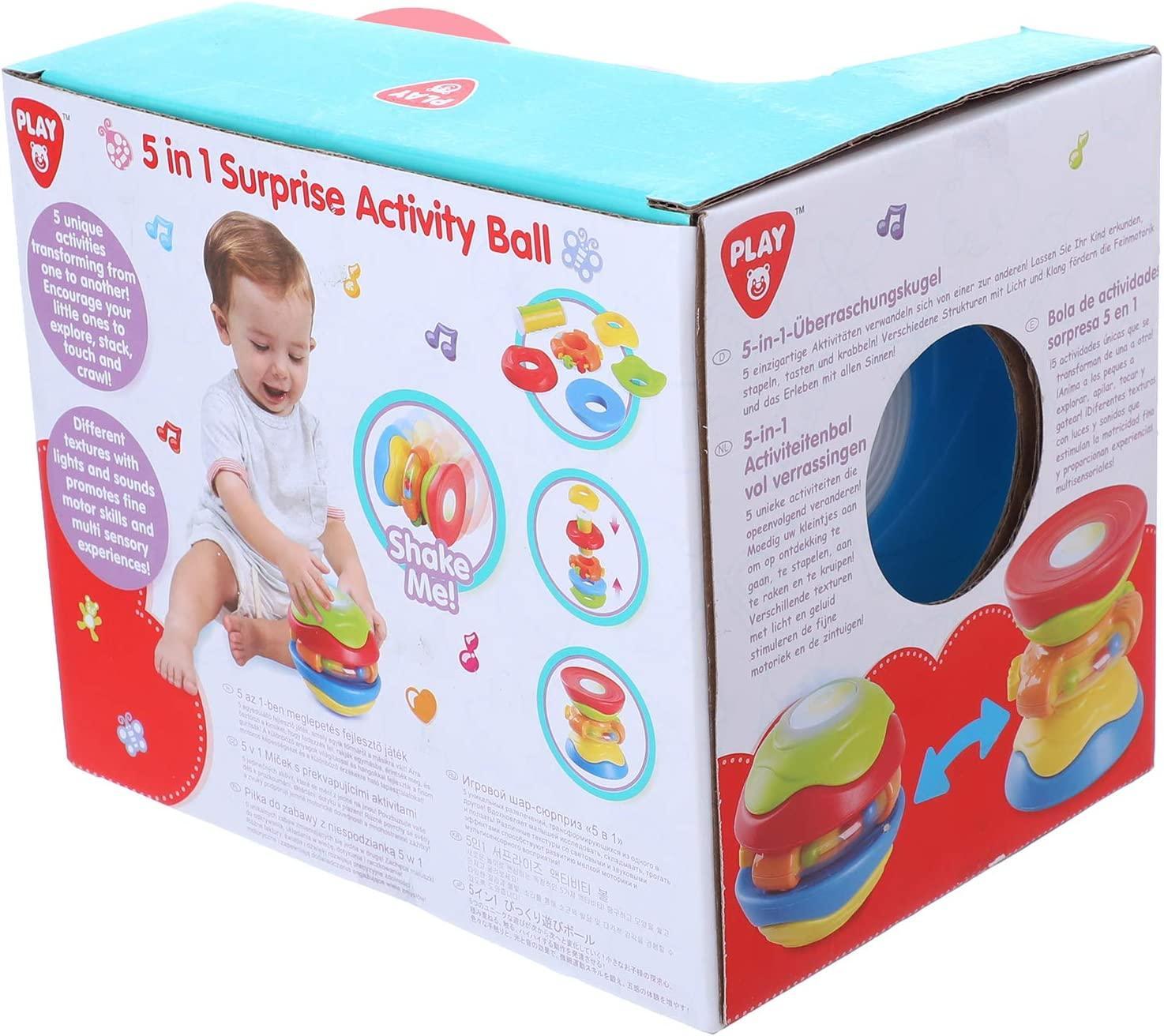 Play Go 5 in 1 surpise activity ball - Ourkids - Playgo