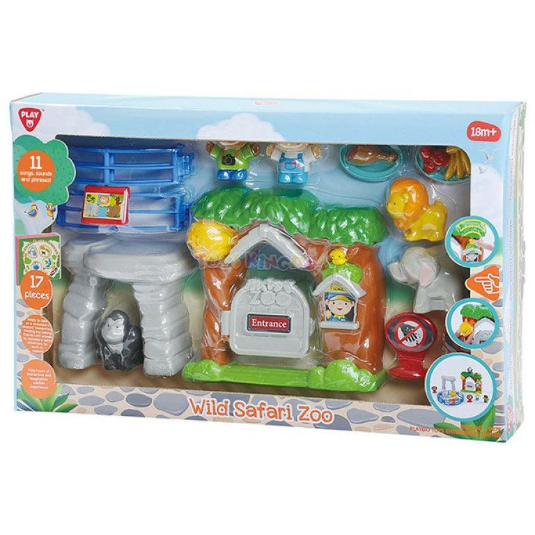 Play Go Wild Safari Zoo 17 Pieces - Ourkids - Playgo