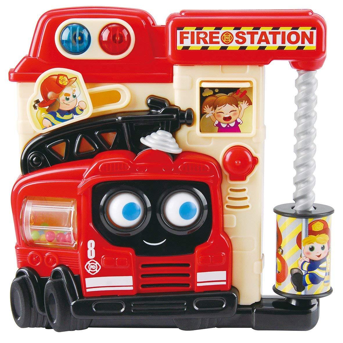 PlayGo Act & Sound Out Fire Station Toys - Ourkids - Playgo