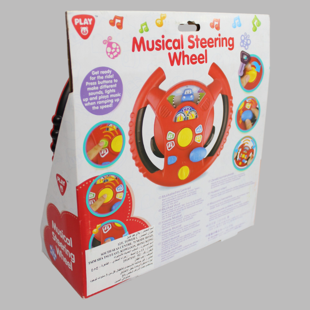 PlayGo Musical Steering Wheel - Ourkids - PlayGo