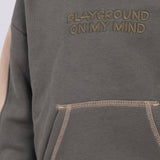 Playground Long-Sleeved Fleeced Hoodie - Ourkids - Playmore