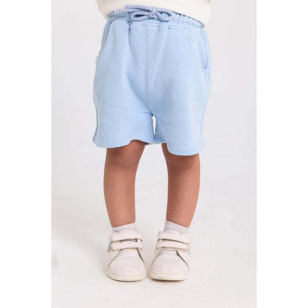 Unisex Baby Cotton Shorts – Baby Blue