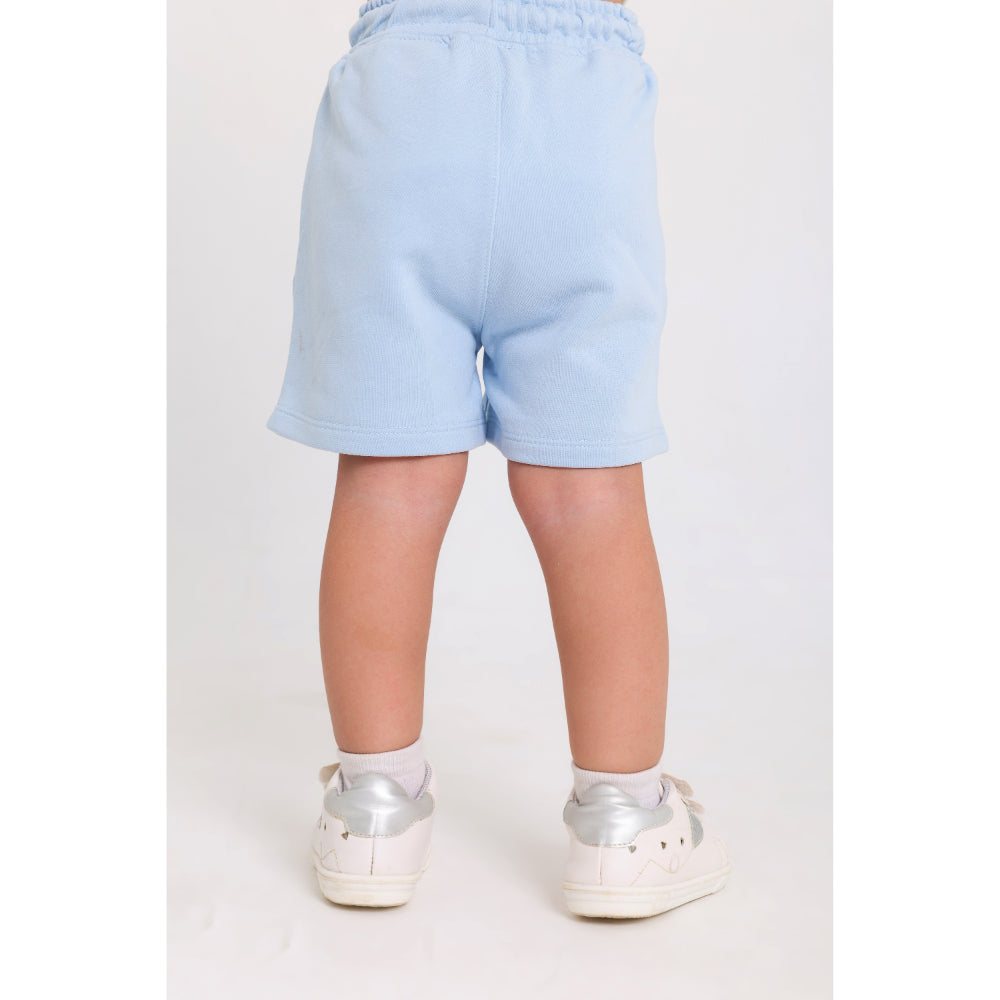 Unisex Baby Cotton Shorts – Baby Blue