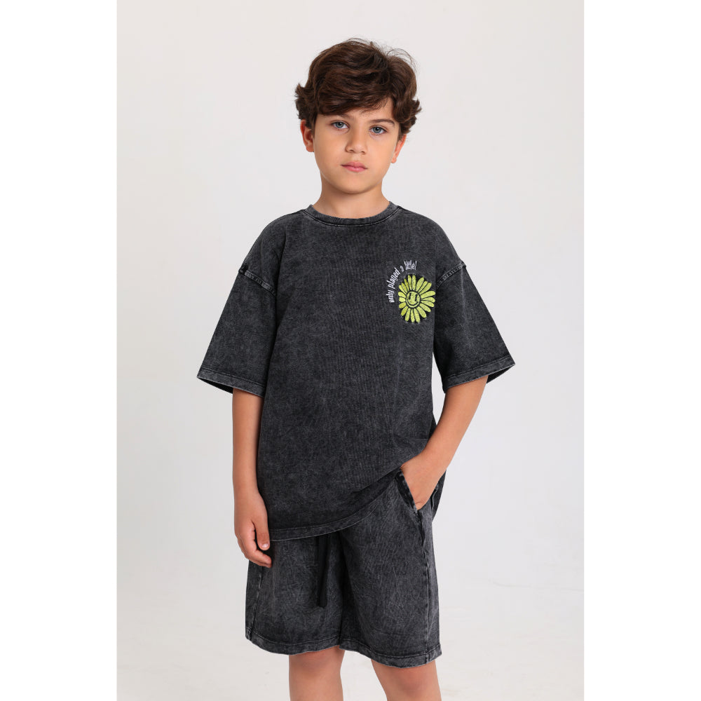 Unisex Cotton Outfit Set – Dark Grey - Clothing - Playmore