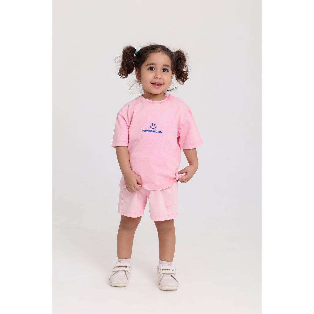 Baby Girls Cotton Outfit Set – Pink - Clothing - Playmore