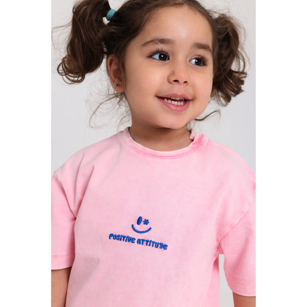 Baby Girls Cotton Outfit Set – Pink