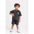 Baby Boys Cotton Outfit Set – Dark Grey