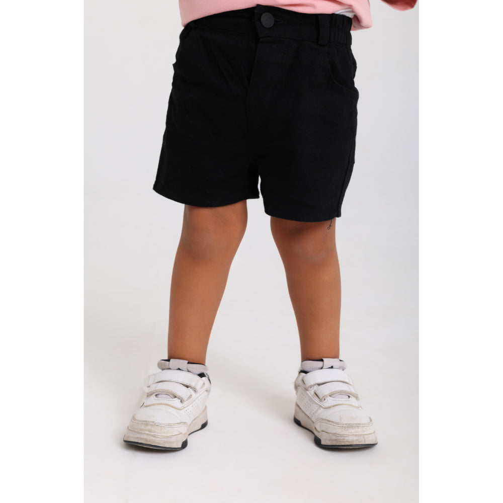 Baby Boys Gabardine Shorts – Navy - Clothing - Playmore