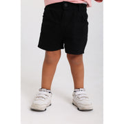 Baby Boys Gabardine Shorts – Navy