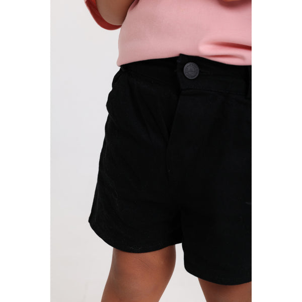 Baby Boys Gabardine Shorts – Navy