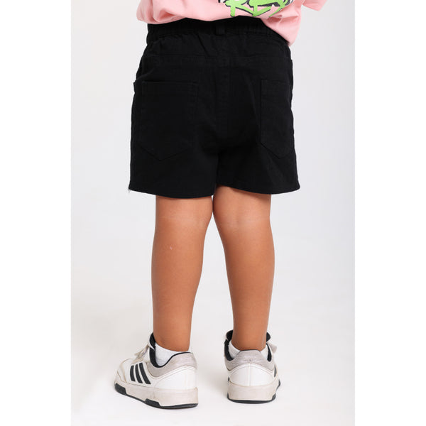 Baby Boys Gabardine Shorts – Navy