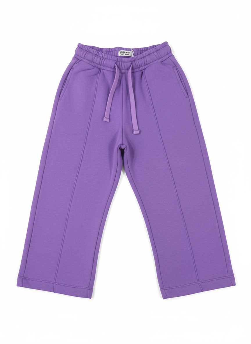 Unisex Cotton Sweatpants – Purple