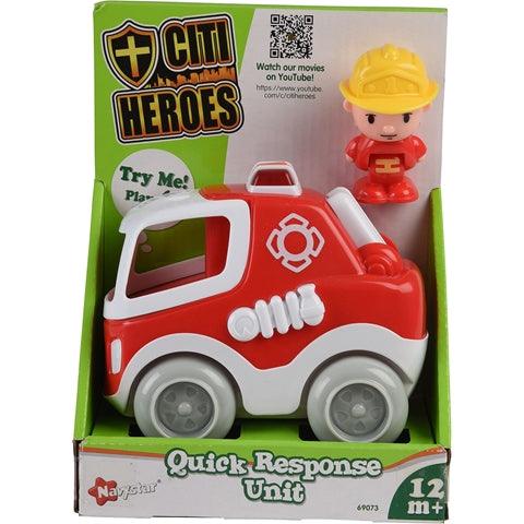 Police Car/Fire Truck Citi Heroes - Ourkids - OKO