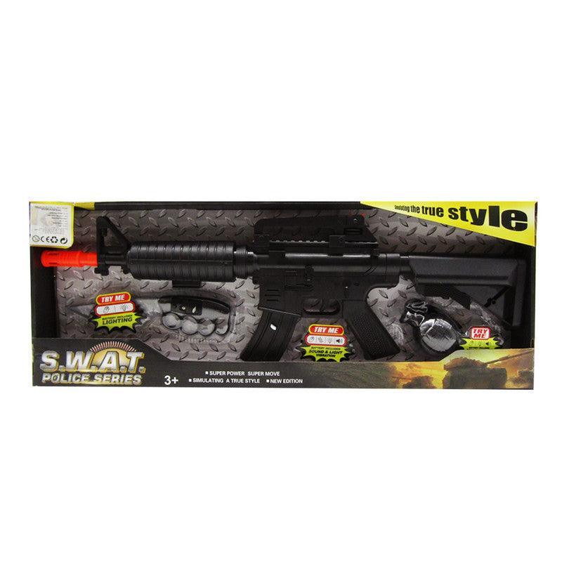 Police Gun With Sound &amp; Light S.W.A.T - Ourkids - OKO
