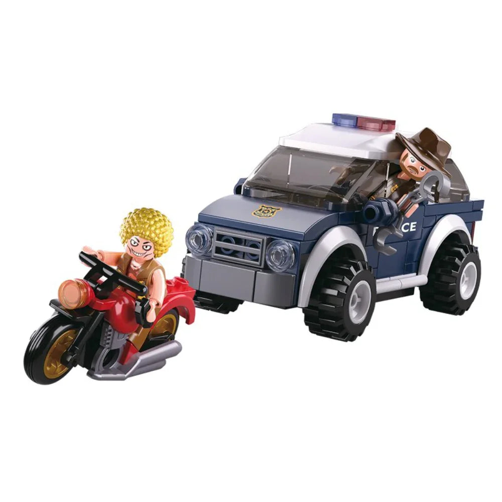 Sluban Police Off-Road Vehicle Building Blocks Set - 106 Pcs