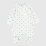 Polka Dots Long-Sleeved Baby Footie - Ourkids - Bumber