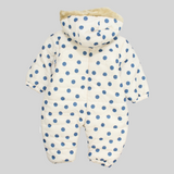 Polka Dots Long-Sleeved Fleeced Overall - Ourkids - Bumber