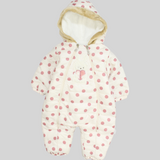 Polka Dots Long-Sleeved Fleeced Overall - Ourkids - Bumber