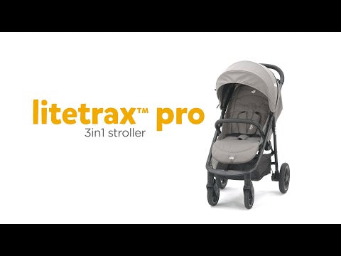عربة الأطفال Litetrax Pro 3 في 1 - بيكوك: الأناقة النابضة بالحياة تلتقي بالتنوع المطلق
