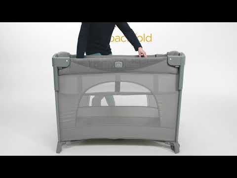 Joie Kubbie Sleep Compact Travel Cot – Foggy Grey