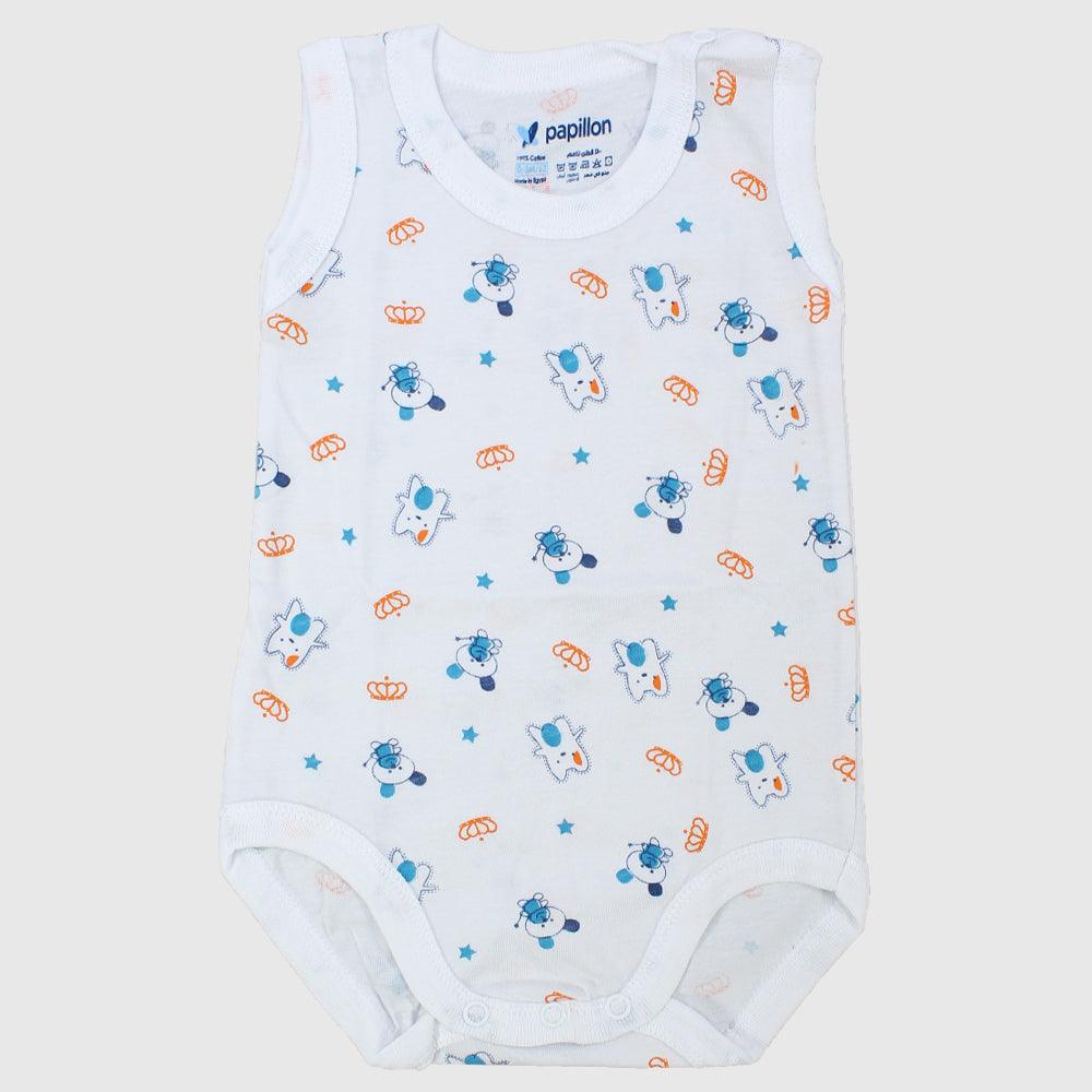 Printed Sleeveless Bodysuit - Ourkids - Papillion