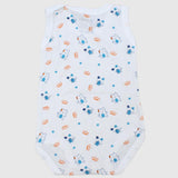 Printed Sleeveless Bodysuit - Ourkids - Papillion