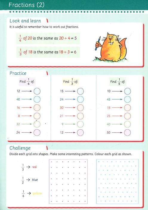 Maths Basics Workbook for Kids Age 8-9 — close-up