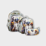 PUBG 15 Inches School Set - Ourkids - Golden Bag