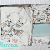 Puppies 7-Piece Baby Layette Set - Ourkids - Berceau