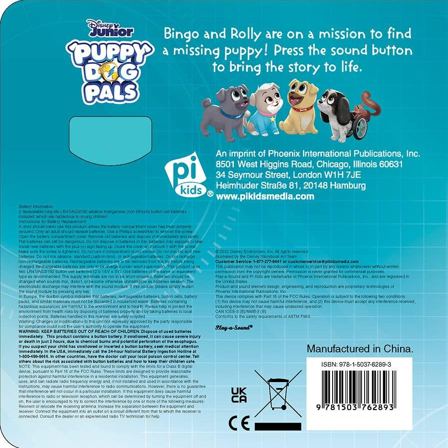 Puppy Dog Pals with Bingo and Rolly – The Great Puppy Escape! Interactive Sound Book - Ourkids - OKO