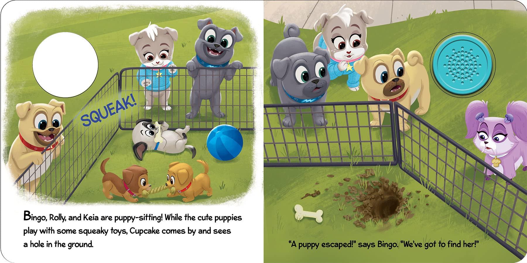 Puppy Dog Pals with Bingo and Rolly – The Great Puppy Escape! Interactive Sound Book - Ourkids - OKO