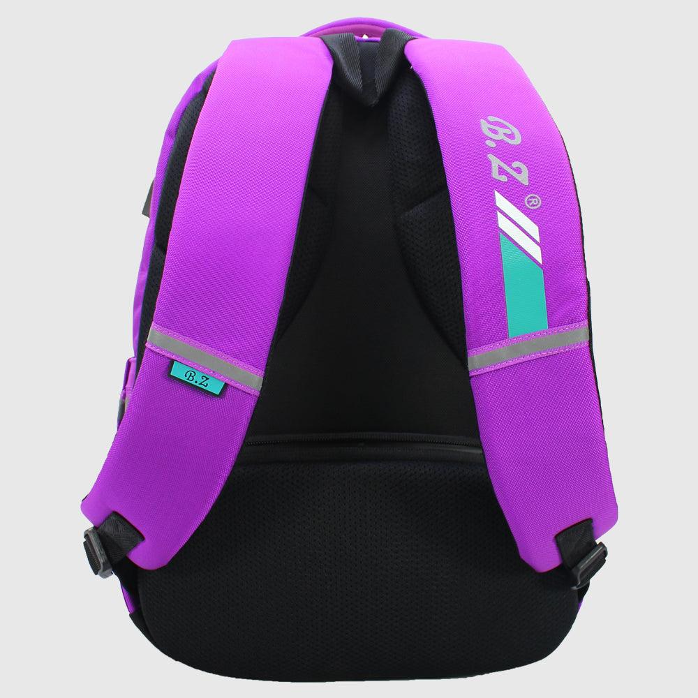 Purple 18 Inches Backpack + Pencil Case - Ourkids - B.Z.