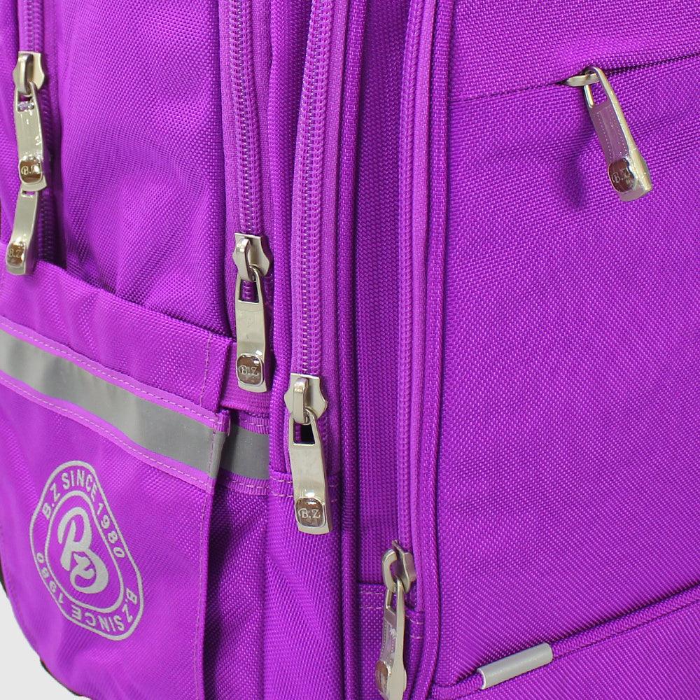 Purple 18 Inches Backpack + Pencil Case - Ourkids - B.Z.