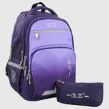 Purple 20 Inches Backpack + Pencil Case - Ourkids - B.Z.