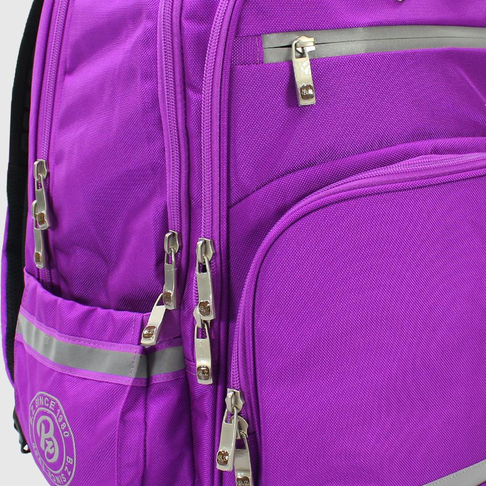 Purple 20 Inches Backpack + Pencil Case - Ourkids - B.Z.