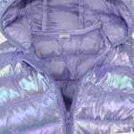 Purple Long-Sleeved Waterproof Hooded Jacket - Ourkids - Mini Me