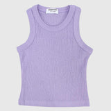 Purple Ribbed Tank Top - Ourkids - Playmore