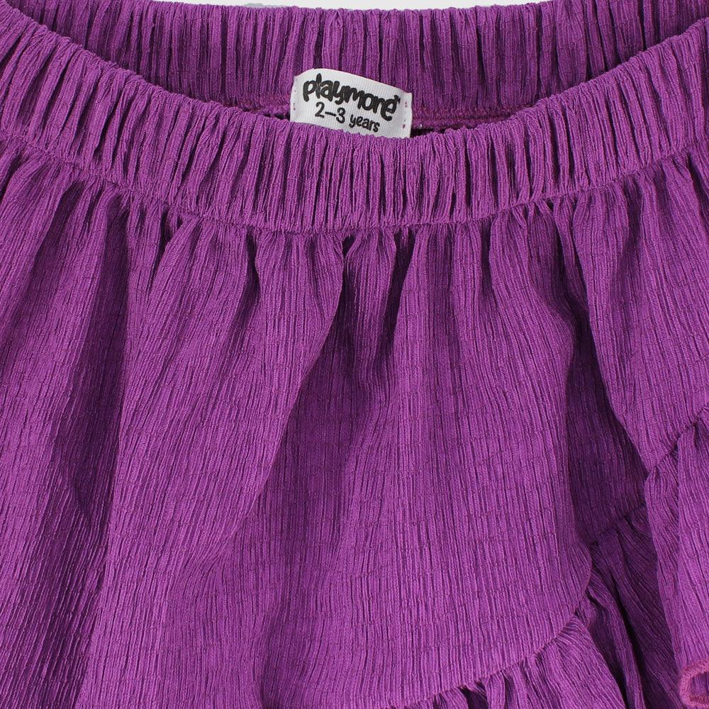 Purple Ruffled Skirt - Ourkids - Playmore