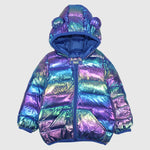 Purple Tie Dye Long-Sleeved Waterproof Hooded Jacket - Ourkids - Mini Me